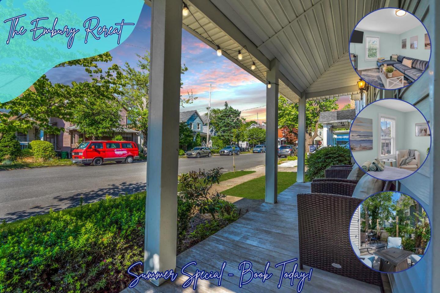 6-Min Walk To Asbury Park & Og Main St - Updated & Cozy Apartment In Historic Ocean Grove - Fire Pit & Patio - Fast Wi-Fi Екстер'єр фото